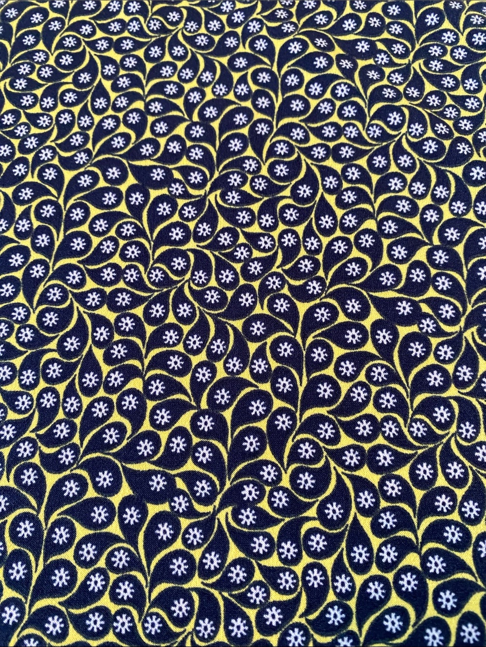 Michael Kors Navy Yellow & White Chain Shoulder Knee Length Dress - Picture 16 of 16